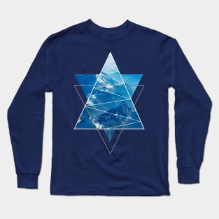 Mountain Blue Star Long Sleeve T-Shirt